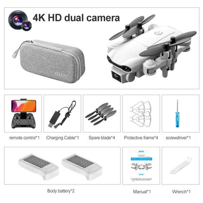 Mini Drone V9 RC- 4k Dual Camera HD
